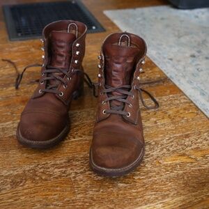 Red Wing Iron Ranger 6" Boots 8111 Amber Harness Size 9EE